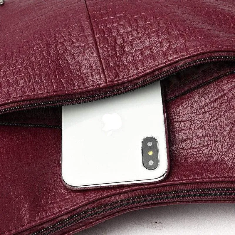 Umhängetaschen für Damen, Umhängetasche, Designer-Handtaschen aus Leder, Sac A Main, Vintage-Damen