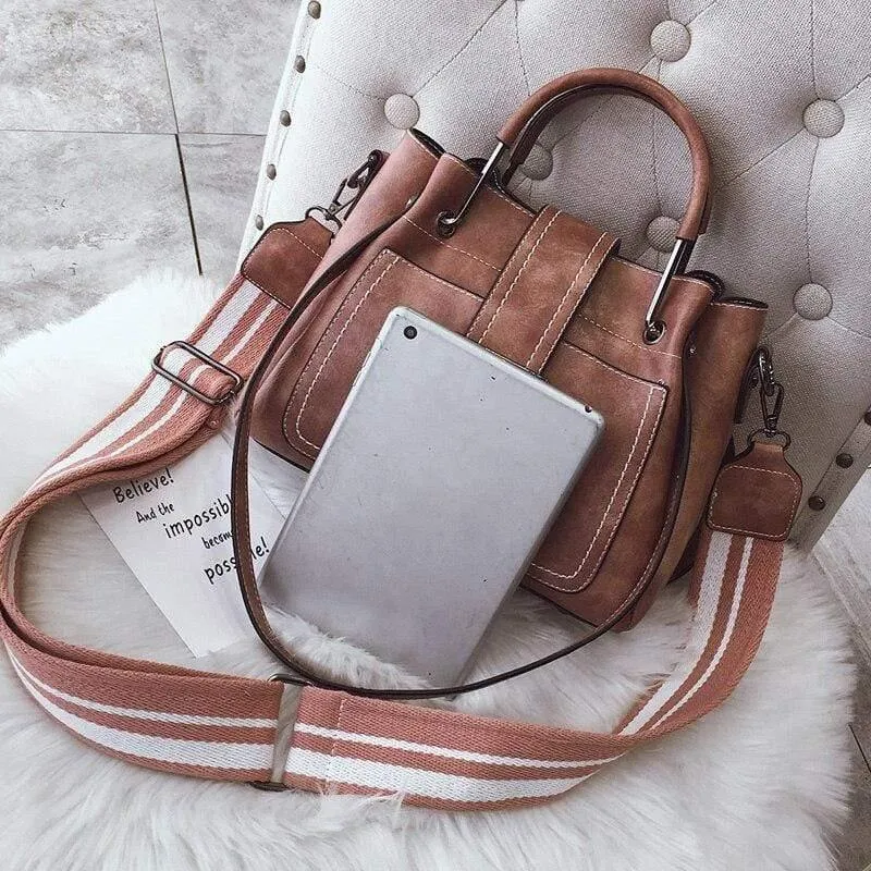 Umhängetaschen für Frauen Messenger Bags Vintage Ledertaschen Handtaschen Hohe Qualität