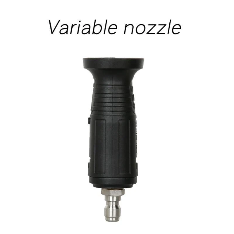 Auto-Werkzeug, verstellbare Hochdruckreiniger-Düsenspitzen, variables Sprühmuster, 1/4-Zoll-Schnellverbindungsstecker, 3000 psi, Autowäsche (schwarz)