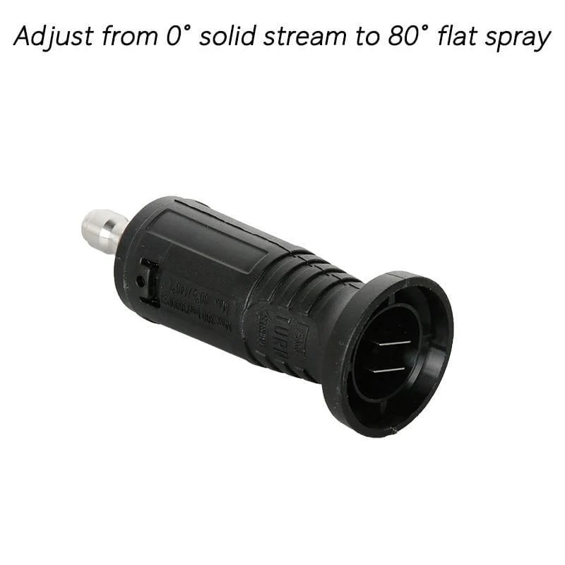 Auto-Werkzeug, verstellbare Hochdruckreiniger-Düsenspitzen, variables Sprühmuster, 1/4-Zoll-Schnellverbindungsstecker, 3000 psi, Autowäsche (schwarz)