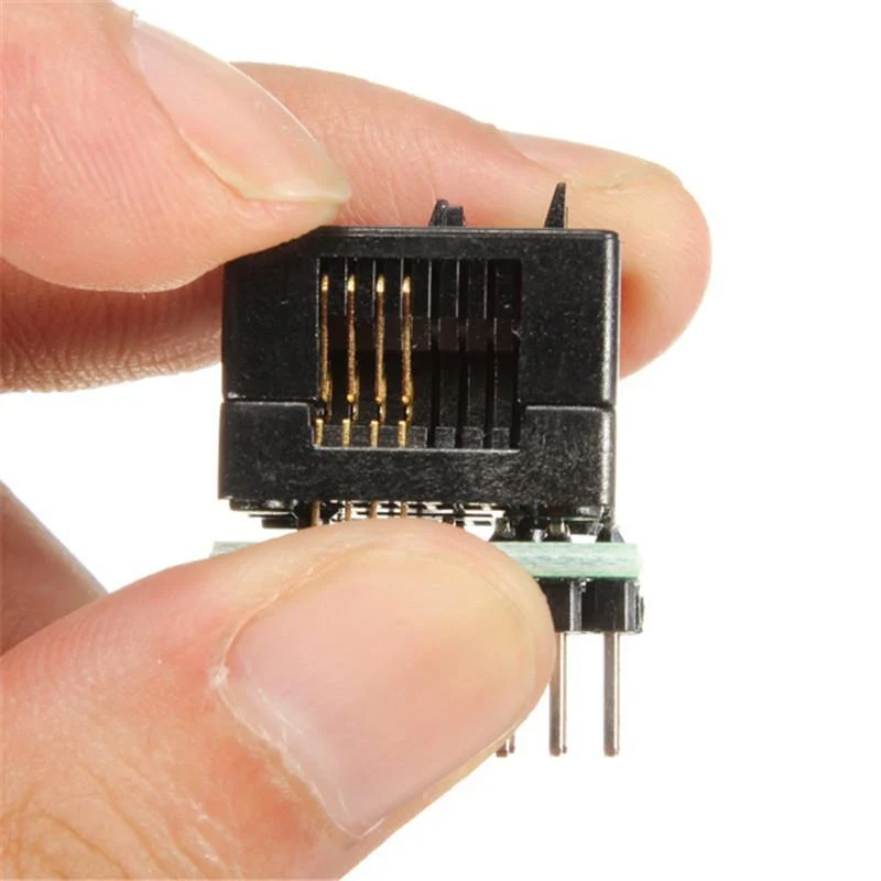 SOIC8 SOP8 zu DIP8 EZ Socket Converter Modul Programmierer Ausgangsnetzteil mit 150mil Anschluss SOIC 8 SOP 8 zu DIP 8