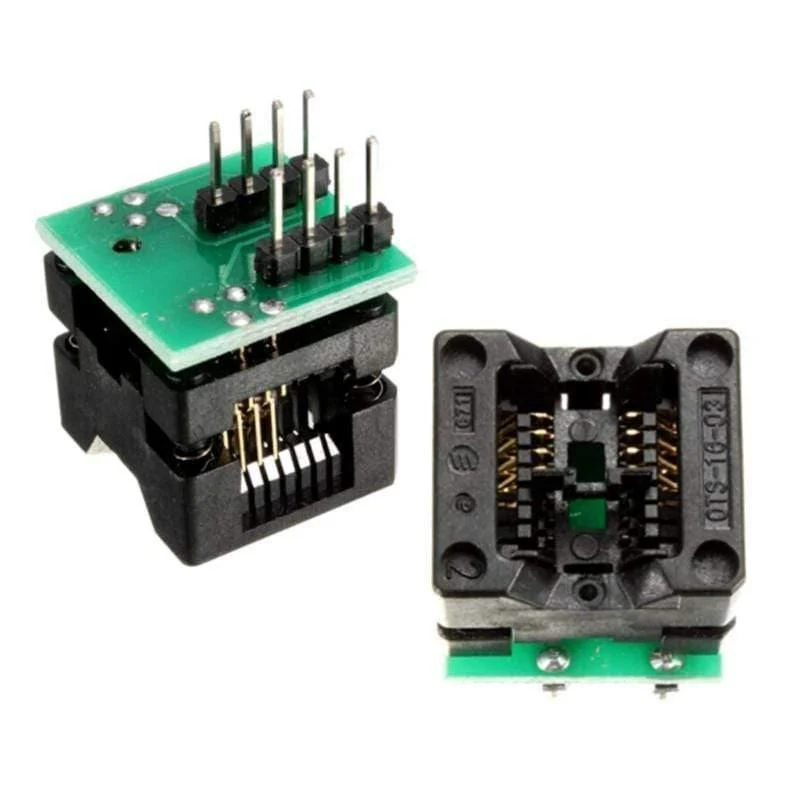 SOIC8 SOP8 zu DIP8 EZ Socket Converter Modul Programmierer Ausgangsnetzteil mit 150mil Anschluss SOIC 8 SOP 8 zu DIP 8
