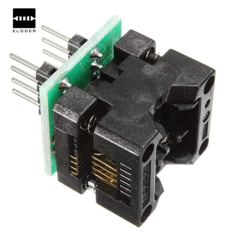 SOIC8 SOP8 zu DIP8 EZ Socket Converter Modul Programmierer Ausgangsnetzteil mit 150mil Anschluss SOIC 8 SOP 8 zu DIP 8