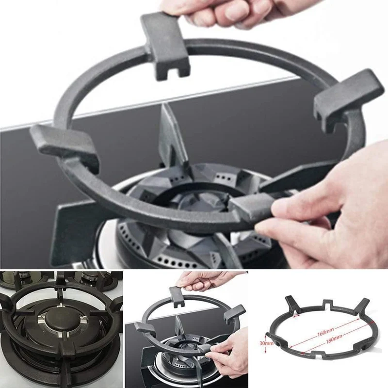 Universal Gusseisen Wok Pan Support Rack Ständer für Brenner Gas Kochfelder & Herde Küchen Wok Rack Fit die meisten Kochfelder