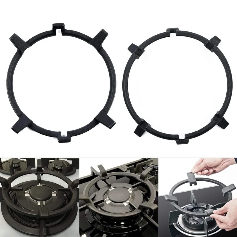 1 stück Universal Gusseisen Wok Pan Unterstützung Rack Ständer Für Brenner Gas Kochfelder & Herde passen die meisten Kochfelder Küchenbedarf Werkzeug Zubehör