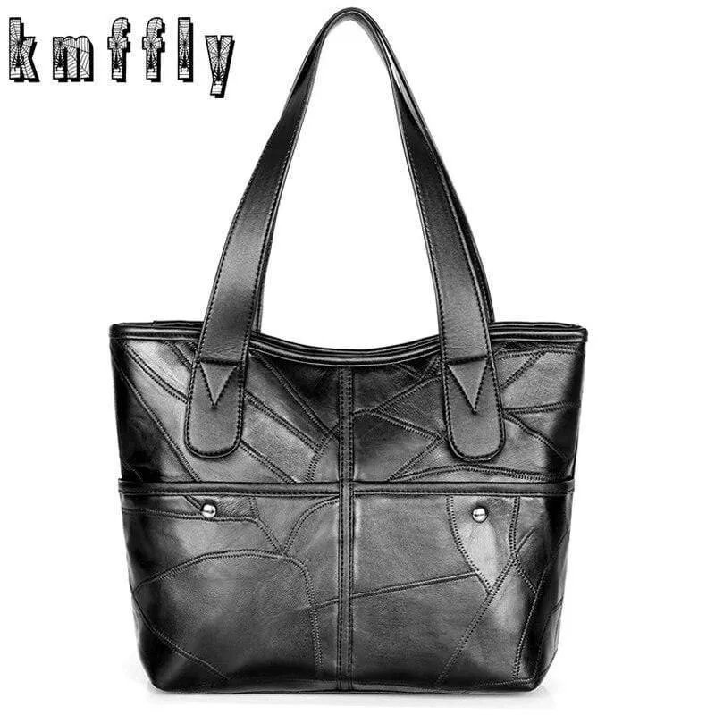 Damen-Lederhandtaschen, weibliche Umhängetaschen aus echtem Leder für Damen, Tragetaschen
