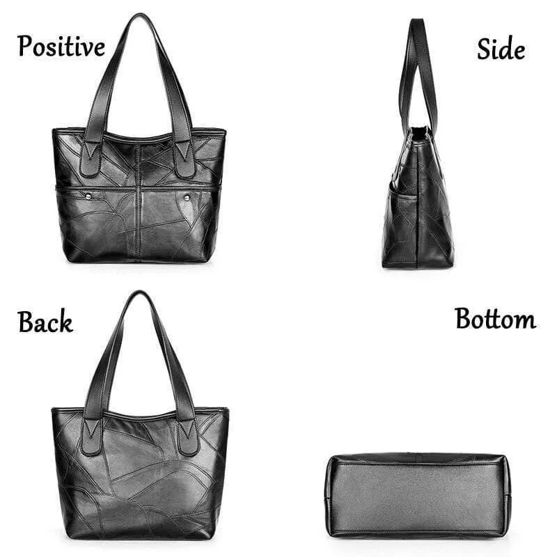 Damen-Lederhandtaschen, weibliche Umhängetaschen aus echtem Leder für Damen, Tragetaschen