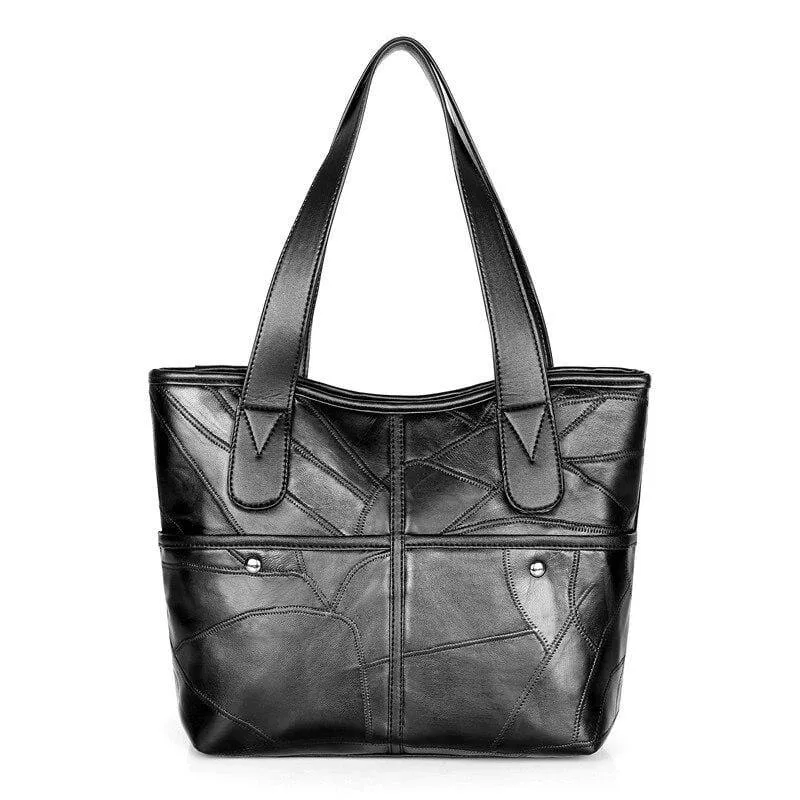 Damen-Lederhandtaschen, weibliche Umhängetaschen aus echtem Leder für Damen, Tragetaschen