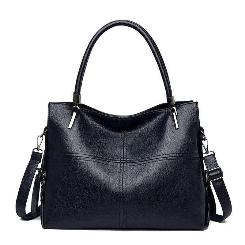 Weibliche Ledertaschen Casual Tote Vintage Damen Handtasche Designer Luxus Handtaschen