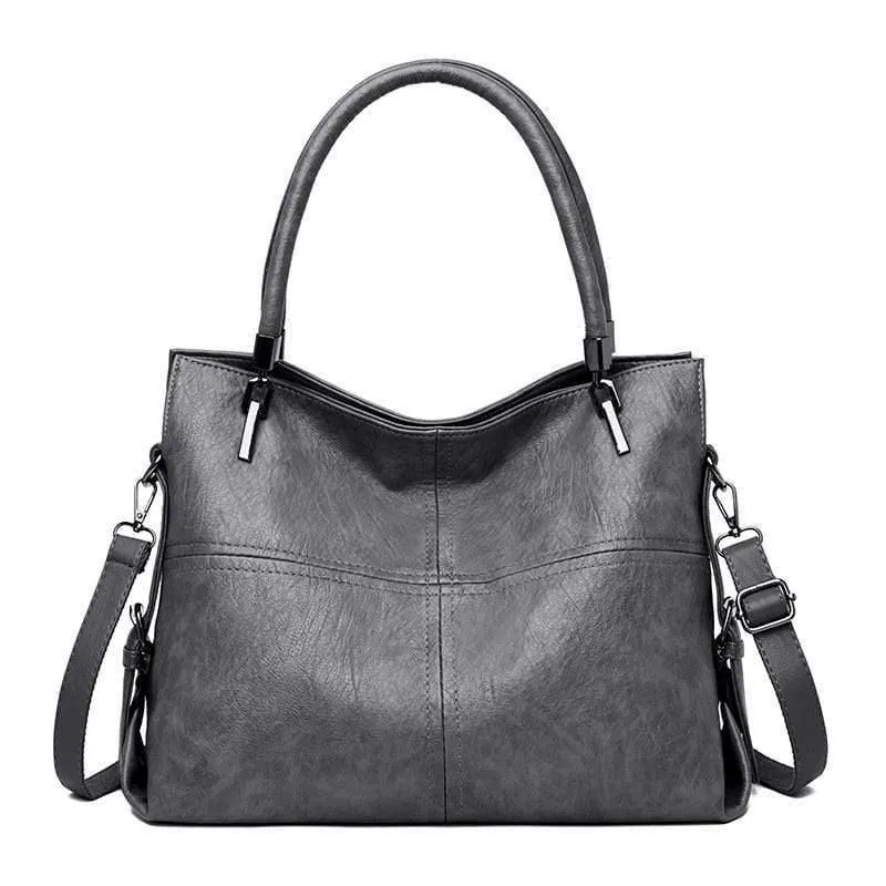 Weibliche Ledertaschen Casual Tote Vintage Damen Handtasche Designer Luxus Handtaschen