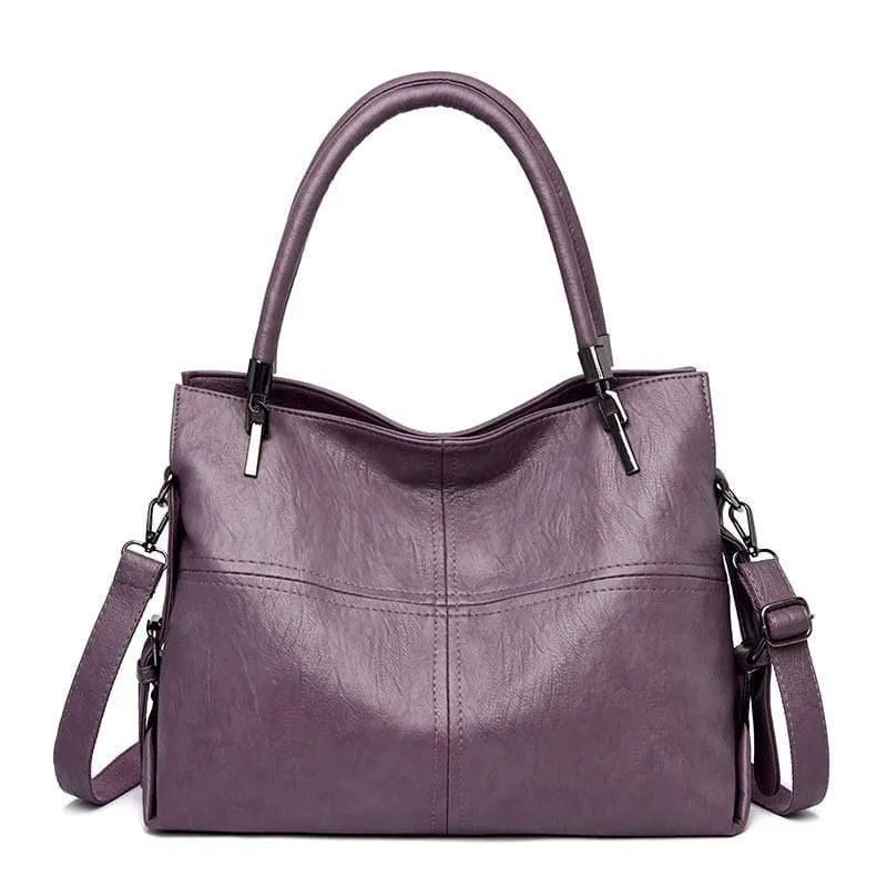 Weibliche Ledertaschen Casual Tote Vintage Damen Handtasche Designer Luxus Handtaschen