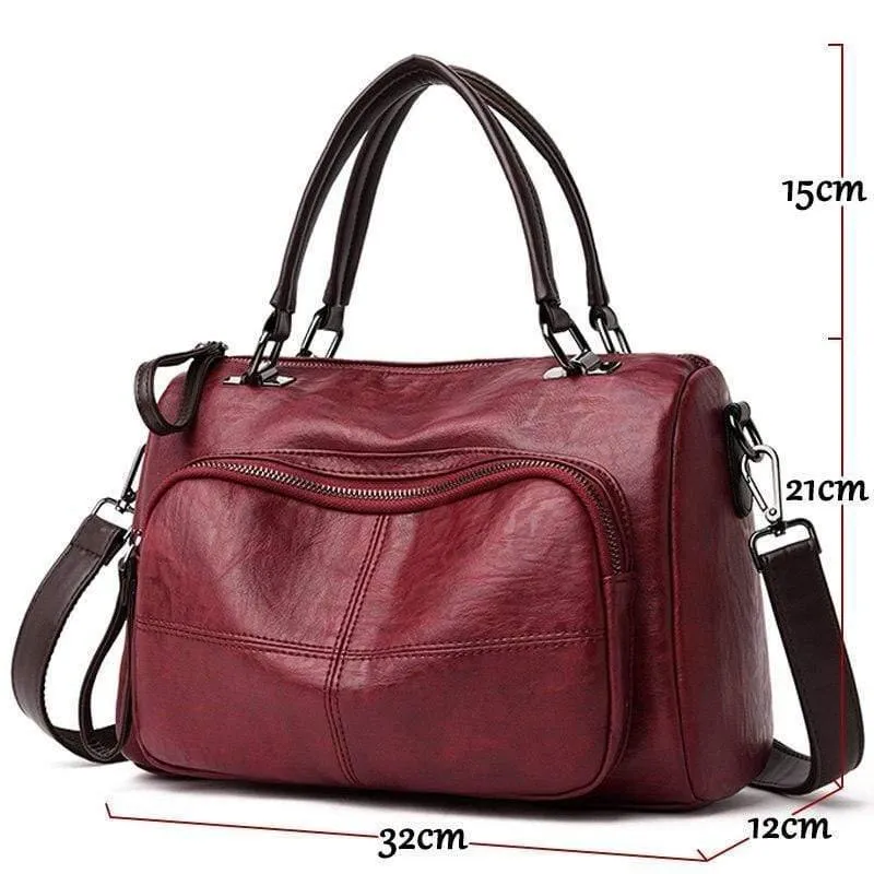 Luxus Damen Handtaschen Große Kapazität Boston Tote Bag Designer Weiche Leder Damen Handtaschen