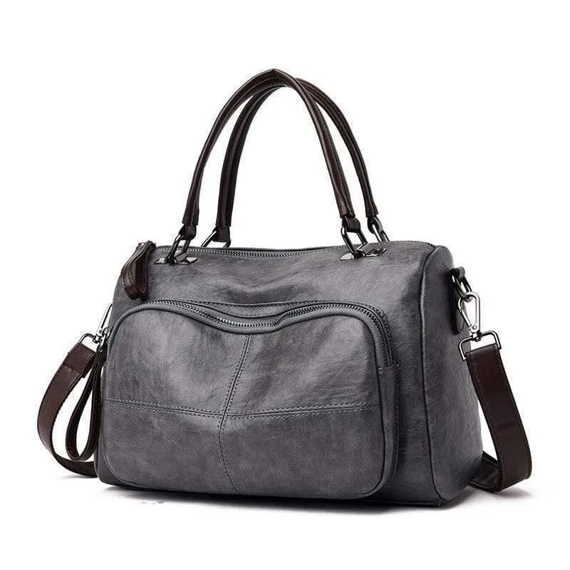 Luxus Damen Handtaschen Große Kapazität Boston Tote Bag Designer Weiche Leder Damen Handtaschen