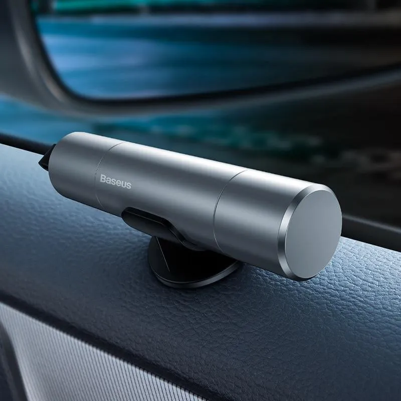 Baseus Mini Autofenster Glasbrecher Sicherheitsgurtschneider Sicherheitshammer Lebensrettender Fluchthammer Schneidemesser Innenzubehör