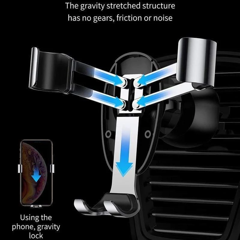 Baseus Universal Gravity Autohalter Lüftungsschlitzhalterung Autotelefonhalter für iPhone 11 Pro Max Samsung Mini Handyhalterständer