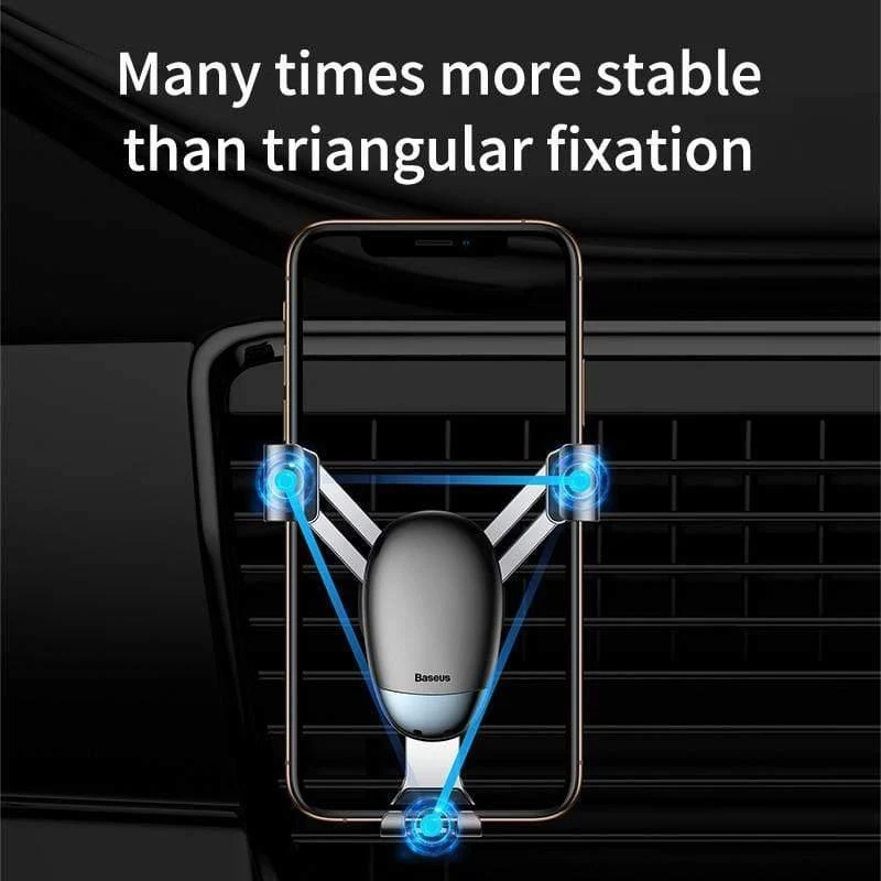 Baseus Universal Gravity Autohalter Lüftungsschlitzhalterung Autotelefonhalter für iPhone 11 Pro Max Samsung Mini Handyhalterständer