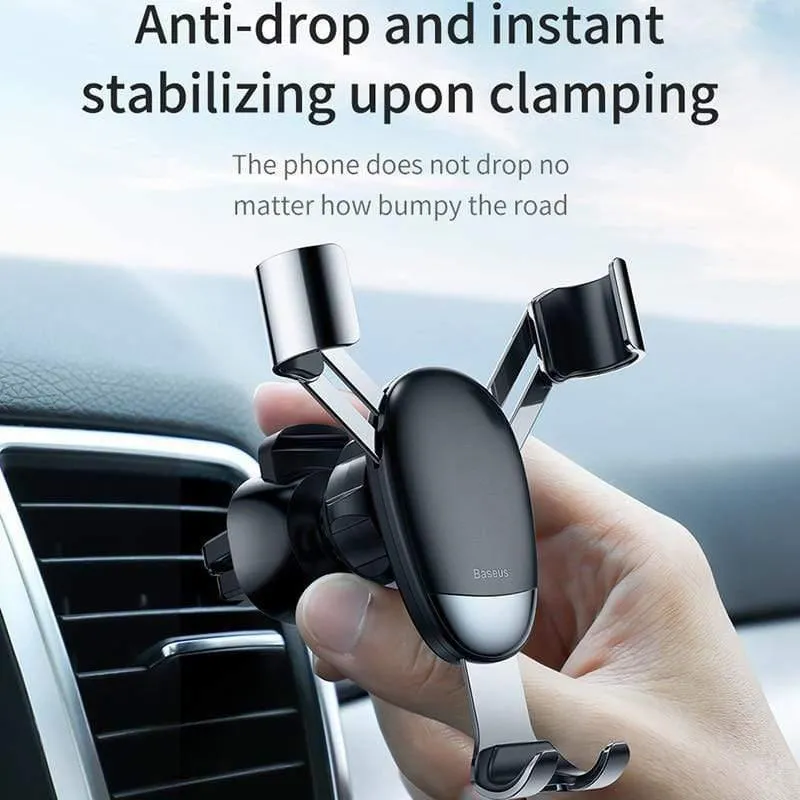 Baseus Universal Gravity Autohalter Lüftungsschlitzhalterung Autotelefonhalter für iPhone 11 Pro Max Samsung Mini Handyhalterständer