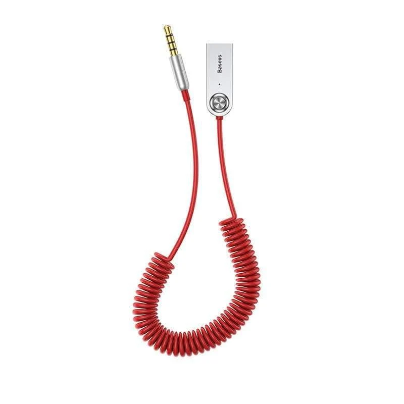 Baseus Bluetooth-Sender Drahtloser Bluetooth-Empfänger 5.0 Auto AUX 3.5mm Bluetooth-Adapter-Audiokabel für Lautsprecherkopfhörer
