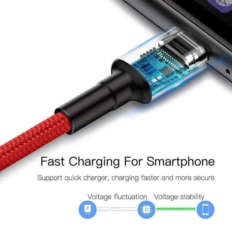 Baseus USB Typ C Kabel Schnellladung 3.0 USB C Kabel für Samsung S9 S10 Xiaomi Mi 9 Upgrade Schnellladekabel USB-C Datenkabel