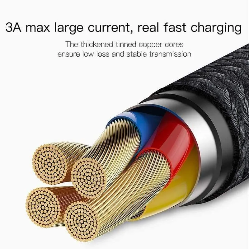 Baseus USB Typ C Kabel Schnellladung 3.0 USB C Kabel für Samsung S9 S10 Xiaomi Mi 9 Upgrade Schnellladekabel USB-C Datenkabel