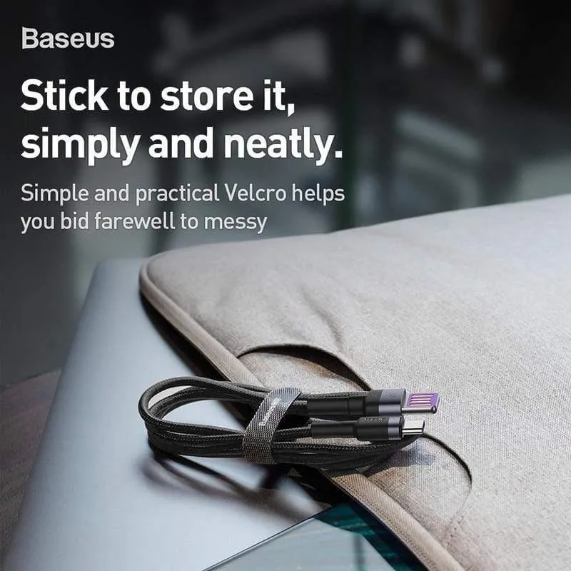 Baseus 40W Supecharge USB Typ C Kabel für Huawei P30 Mate 20 30 Pro 5A Schnellladung Schnellladung 3.0 Typ USB-C Datenkabel
