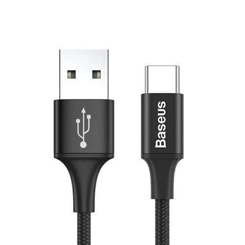 Baseus USB Typ C Kabel USB C für Samsung S9 S10 LED-Beleuchtung Typ C Kabel für Huawei P30 Lite Pro USB-C Handykabel
