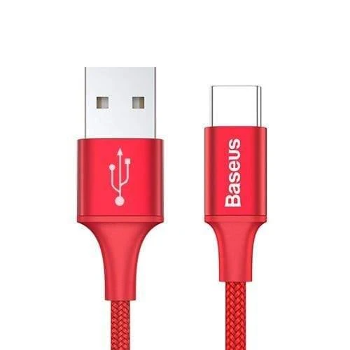 Baseus USB Typ C Kabel USB C für Samsung S9 S10 LED-Beleuchtung Typ C Kabel für Huawei P30 Lite Pro USB-C Handykabel