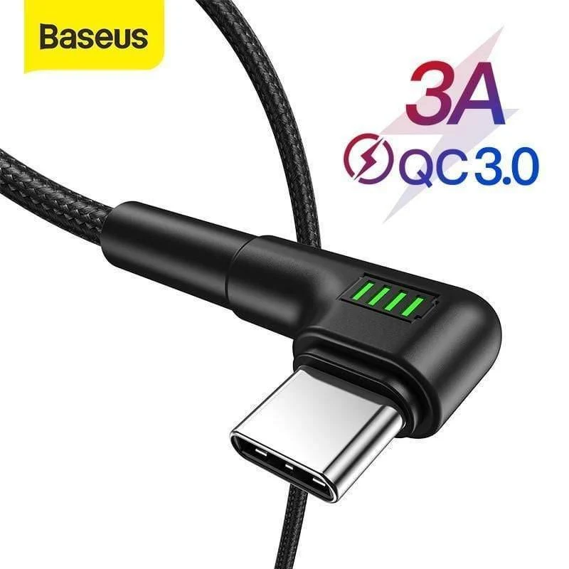 Baseus USB Typ C Kabel für Xiaomi Redmi Note 9s 8 Pro Schnellladung 3.0 USB C Kabel Schnellladung für Samsung S20 Typ C Kabel