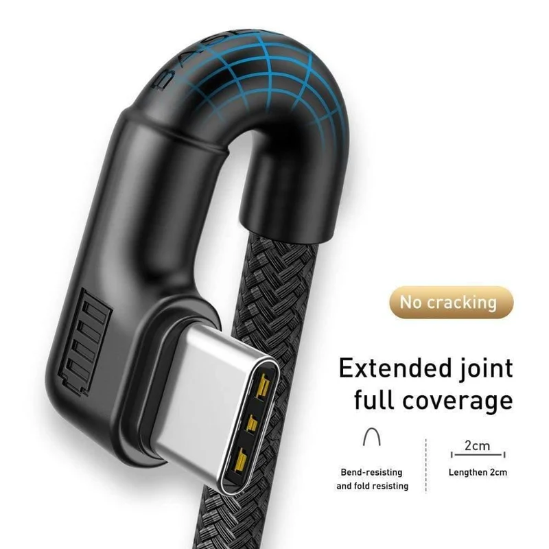 Baseus USB Typ C Kabel für Xiaomi Redmi Note 9s 8 Pro Schnellladung 3.0 USB C Kabel Schnellladung für Samsung S20 Typ C Kabel