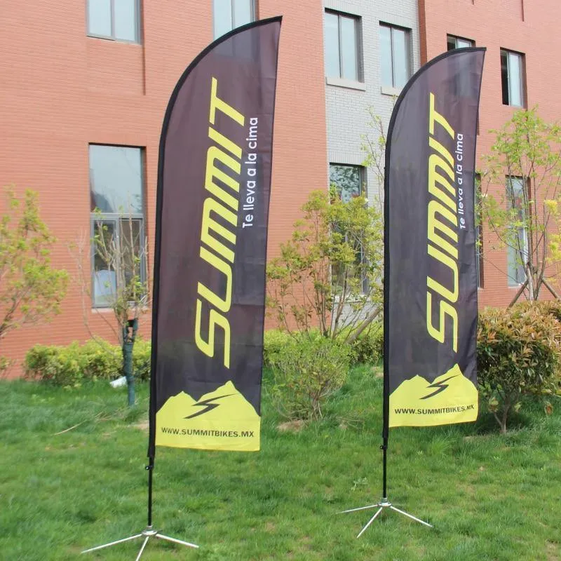 Federfahne Strandflaggen und Banner Grafik Benutzerdefinierter Druck Ersatz Promotion Feier Außenwerbung Dekoration