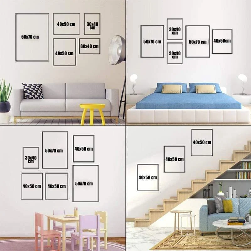 Moderne Abstrakte Rosa Blume Grünpflanzen Poster Drucken Leinwand Malerei Bilder Home Wandkunst Dekoration Kann Angepasst Werden