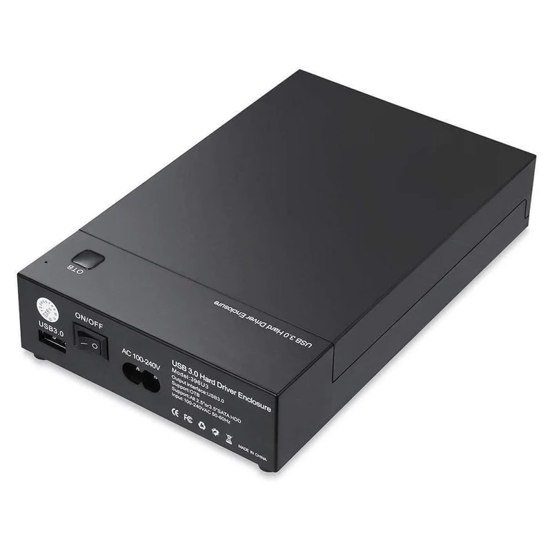 USB 3.0 2.5 "3.5" SATA-Festplatte Externes Gehäuse SSD HDD-Gehäuse Unterstützung für UASP 8TB-Laufwerke OTB One Touch Backup