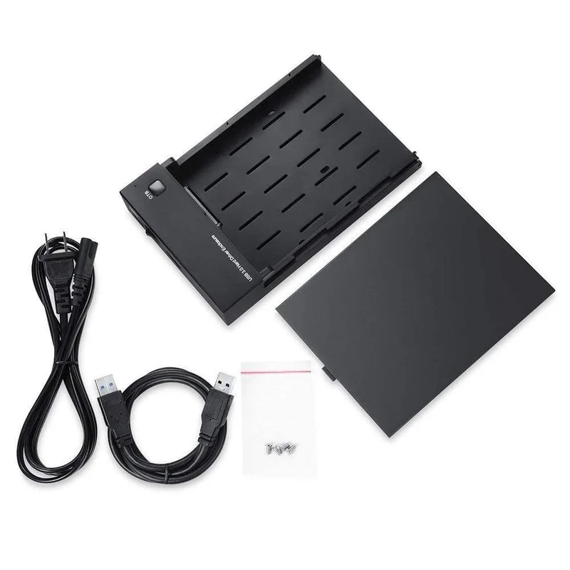 USB 3.0 2.5 "3.5" SATA-Festplatte Externes Gehäuse SSD HDD-Gehäuse Unterstützung für UASP 8TB-Laufwerke OTB One Touch Backup