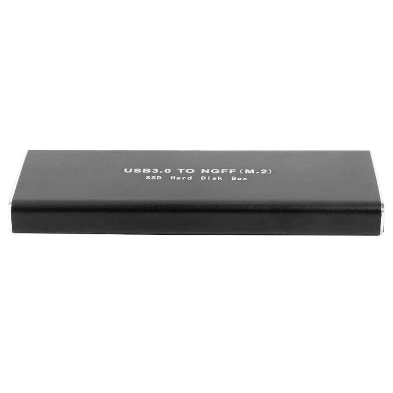 M.2 NGFF auf USB3.0 HDD SSD-Gehäuse USB3.0 auf USB3.0 Micro-B-Adapter 6 GB / s Festplattengehäuse Externes Festplattengehäuse SSD-Gehäuse