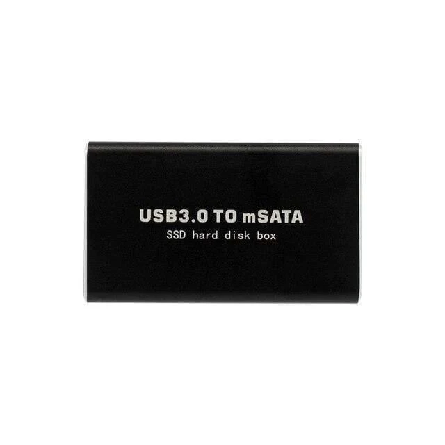 Gehäuseadapter für mSATA auf USB 3.0 Festplatte Externes Gehäuse Für mSATA SSD Case Box
