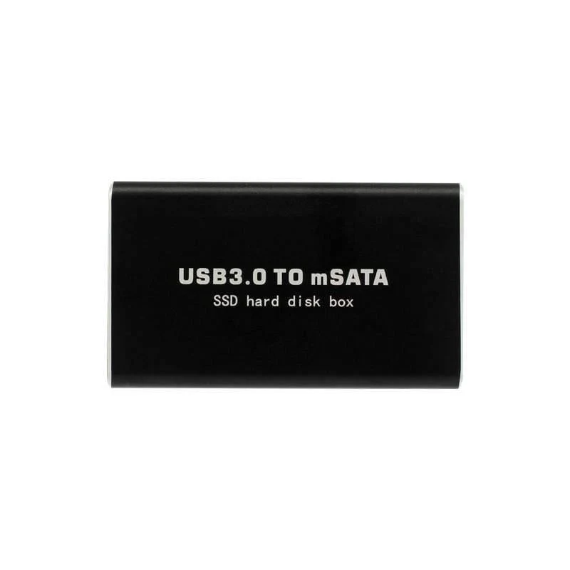Gehäuseadapter für mSATA auf USB 3.0 Festplatte Externes Gehäuse Für mSATA SSD Case Box