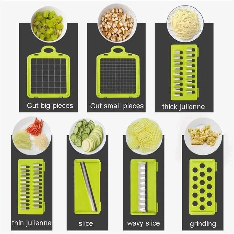 Mandoline Gemüse Obsthobel Multifunktionale Reibe Cutter Peeler Kartoffelschäler Karotte Reibe Abfluss Korb Küche Werkzeug