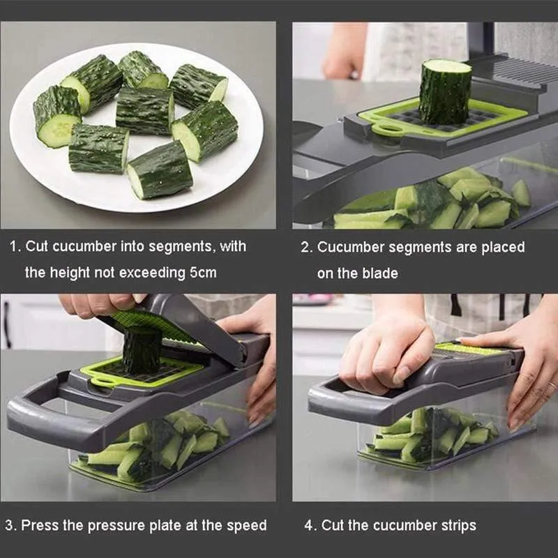 Mandoline Gemüse Obsthobel Multifunktionale Reibe Cutter Peeler Kartoffelschäler Karotte Reibe Abfluss Korb Küche Werkzeug