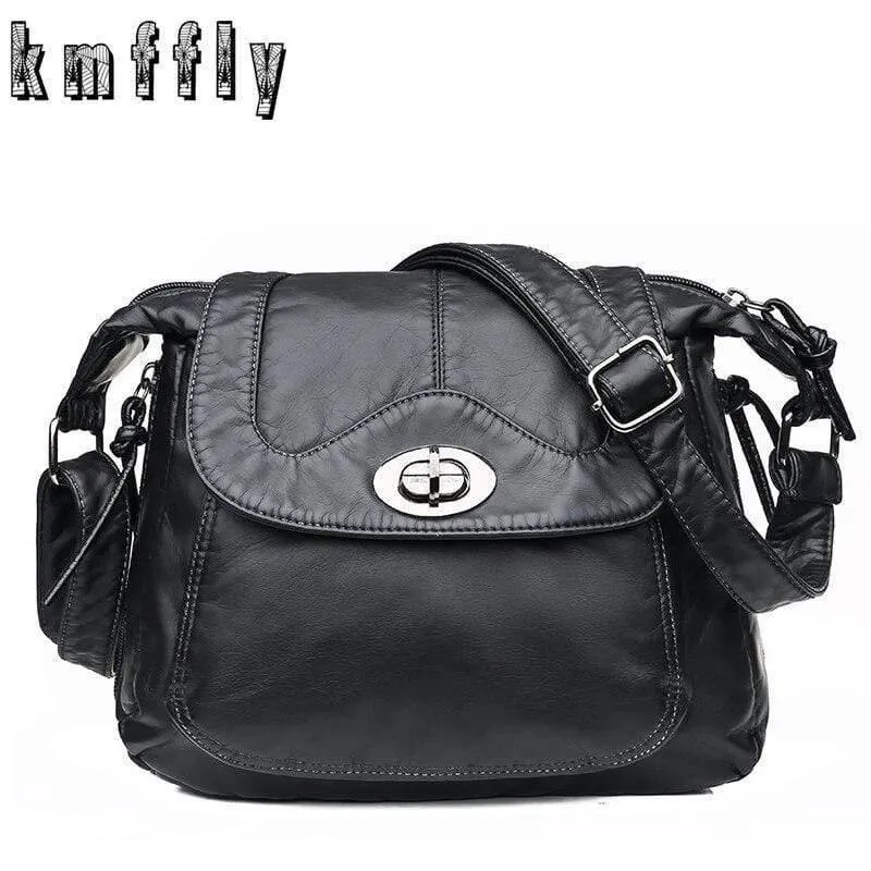 Damen Umhängetasche Weiche PU Leder Umhängetasche Weibliche Handtasche Geldbörsen Weibliche Handtaschen
