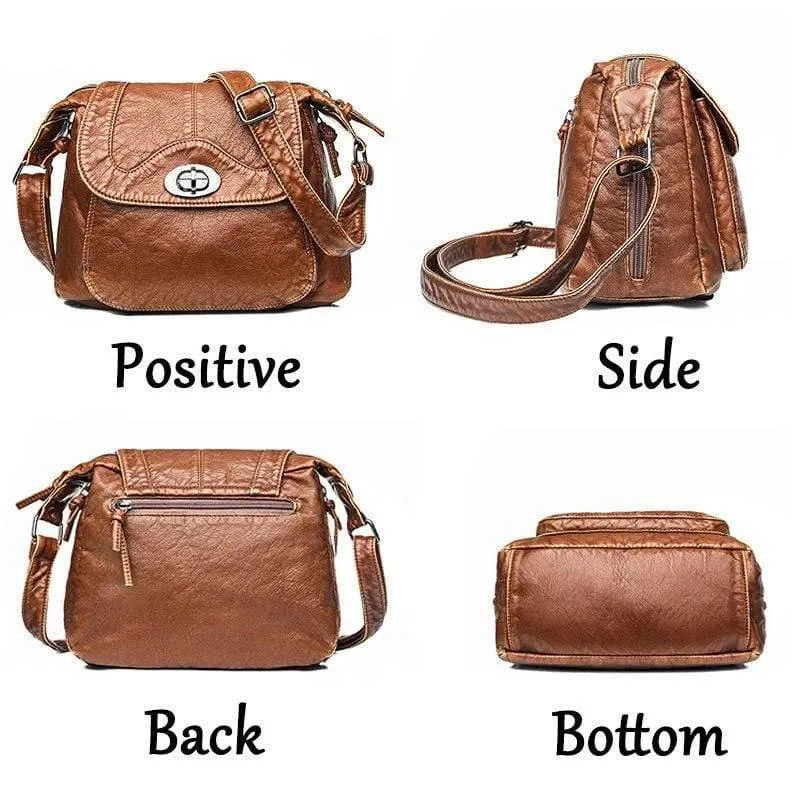 Damen Umhängetasche Weiche PU Leder Umhängetasche Weibliche Handtasche Geldbörsen Weibliche Handtaschen