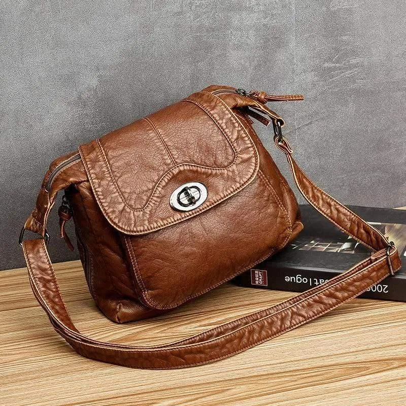Damen Umhängetasche Weiche PU Leder Umhängetasche Weibliche Handtasche Geldbörsen Weibliche Handtaschen
