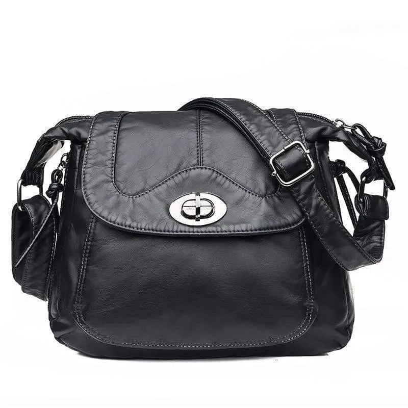 Damen Umhängetasche Weiche PU Leder Umhängetasche Weibliche Handtasche Geldbörsen Weibliche Handtaschen