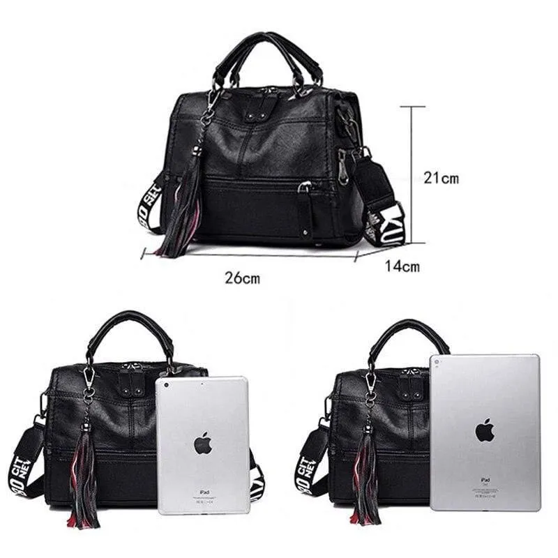 Qualität Leder Quaste Luxus Marke Handtaschen Frauen Taschen Designer Handtaschen Damen Umhängetasche