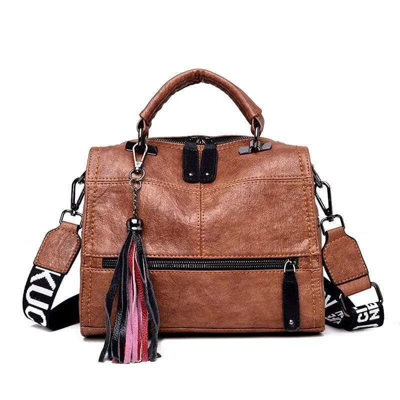 Qualität Leder Quaste Luxus Marke Handtaschen Frauen Taschen Designer Handtaschen Damen Umhängetasche