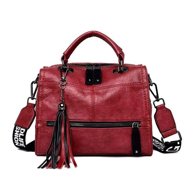 Qualität Leder Quaste Luxus Marke Handtaschen Frauen Taschen Designer Handtaschen Damen Umhängetasche