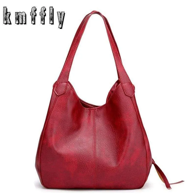 Vintage-Handtaschen für Damen, PU-Leder, Umhängetasche, Damen-Umhängetasche, Hobos-Tasche, Damen-Tragetasche