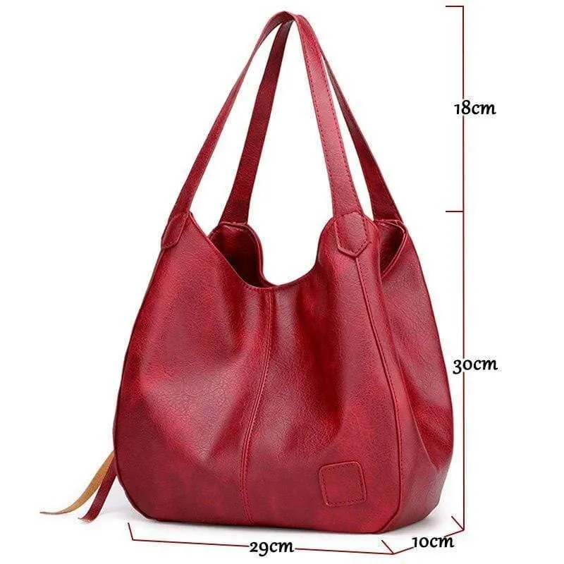 Vintage-Handtaschen für Damen, PU-Leder, Umhängetasche, Damen-Umhängetasche, Hobos-Tasche, Damen-Tragetasche