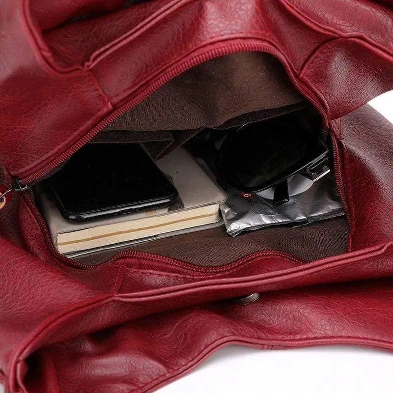 Vintage-Handtaschen für Damen, PU-Leder, Umhängetasche, Damen-Umhängetasche, Hobos-Tasche, Damen-Tragetasche