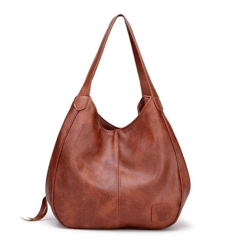 Vintage-Handtaschen für Damen, PU-Leder, Umhängetasche, Damen-Umhängetasche, Hobos-Tasche, Damen-Tragetasche