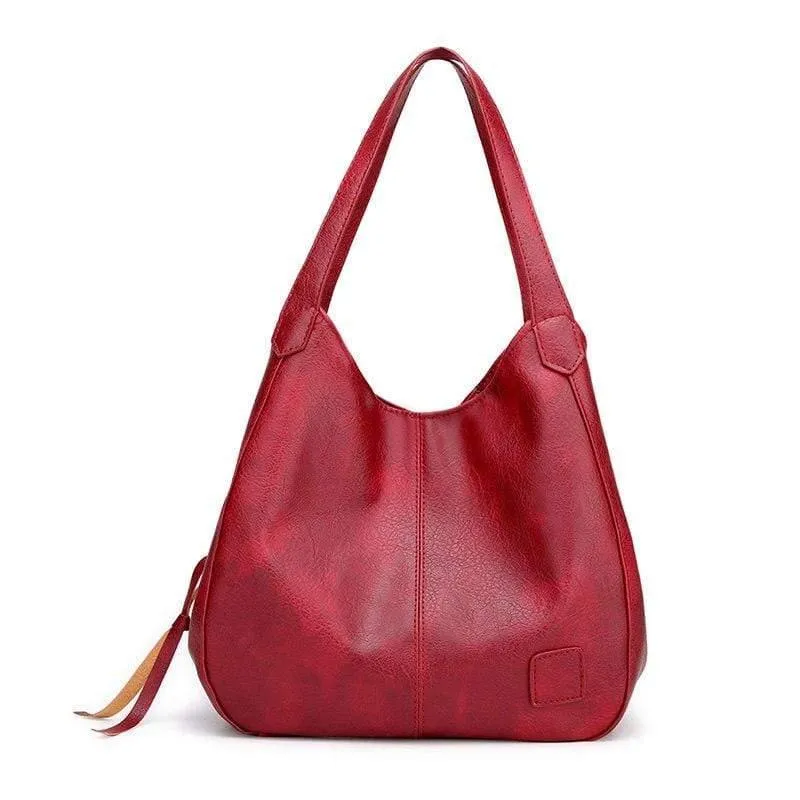 Vintage-Handtaschen für Damen, PU-Leder, Umhängetasche, Damen-Umhängetasche, Hobos-Tasche, Damen-Tragetasche